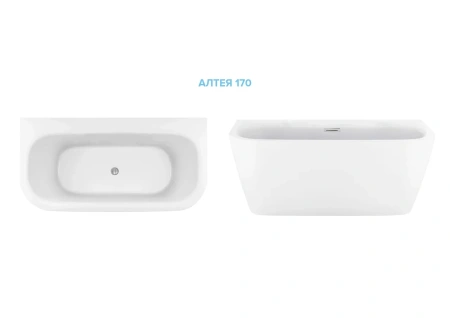 Акриловая ванна (170х78) Aquatek Алтея AQ-123778